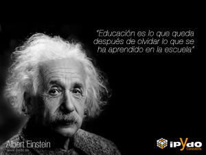 Albert Einstein sobre Educación por Consultoría ipYdo S.L.